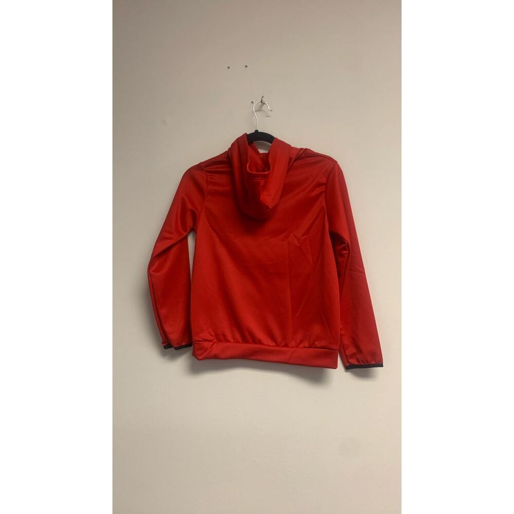 Under Armour Boys MEDIUM Fleece Hoodie, Red / Black - Picture 3 of 6